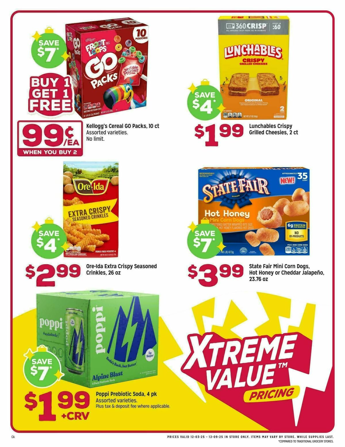 Grocery Outlet Weekly Ad from December 3