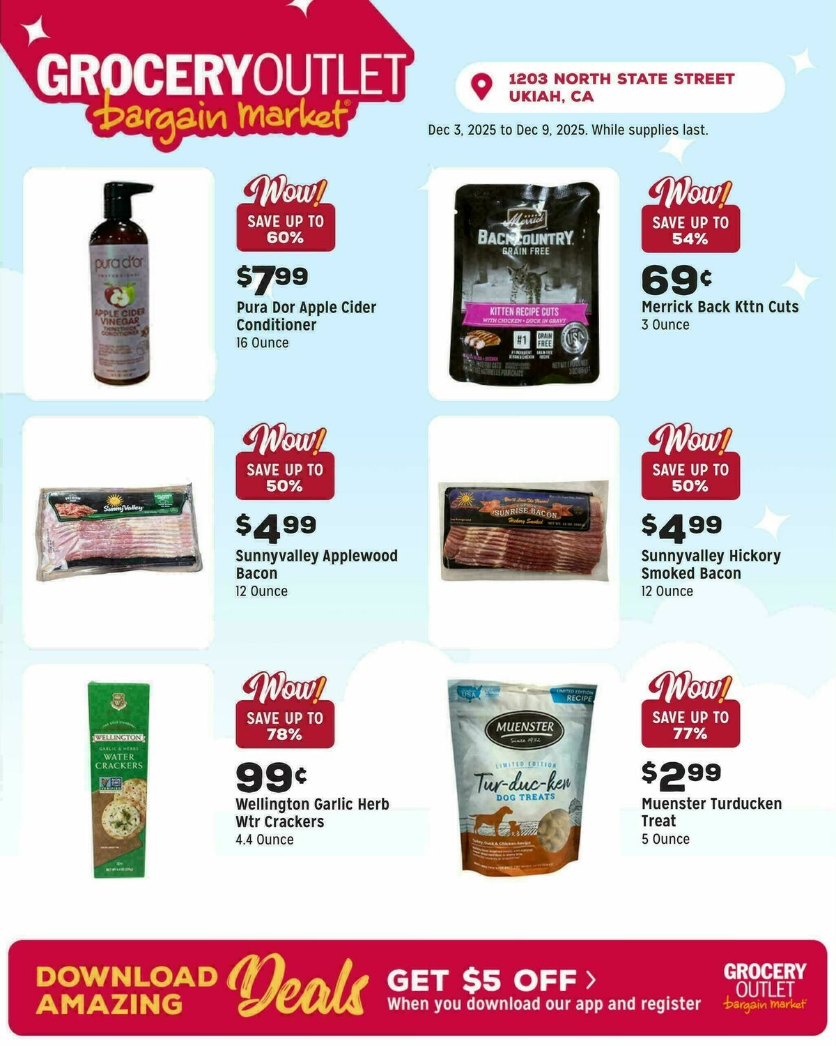 Grocery Outlet Weekly Ad from December 3