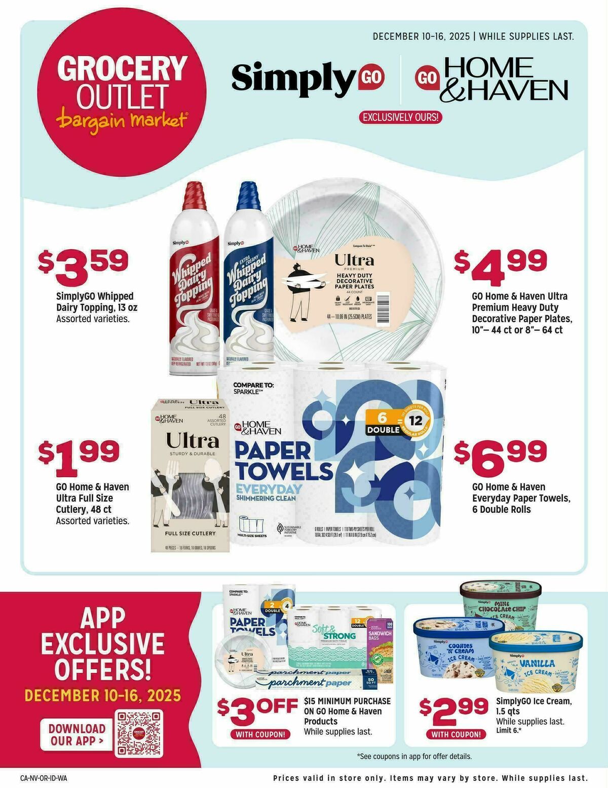 Grocery Outlet Exclusively Ours Weekly Ad from December 10