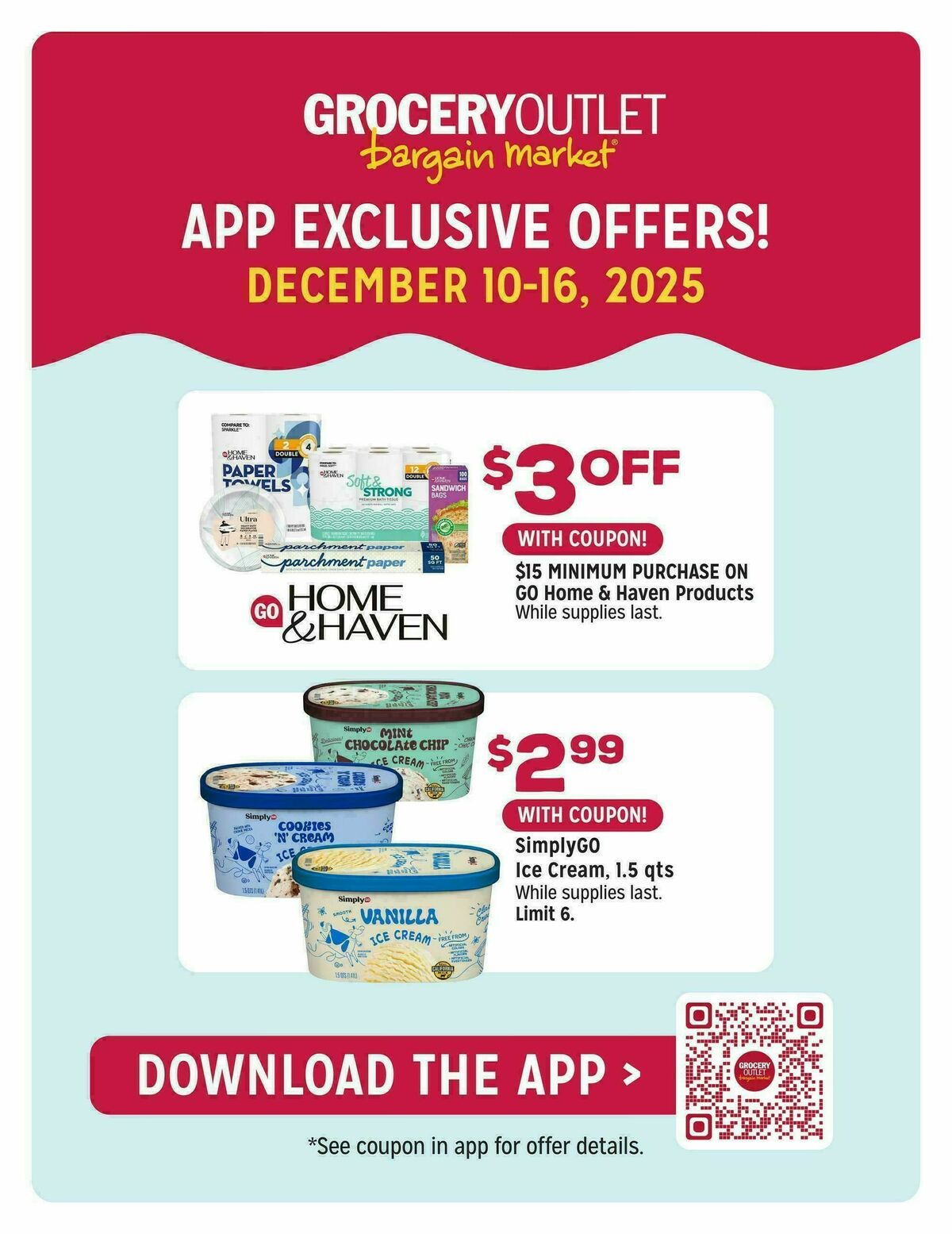 Grocery Outlet Weekly Ad from December 10