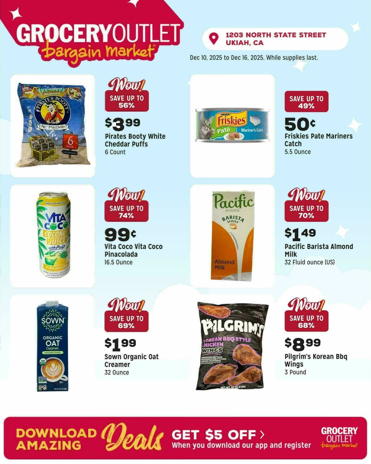 Grocery Outlet Weekly Ad from December 10
