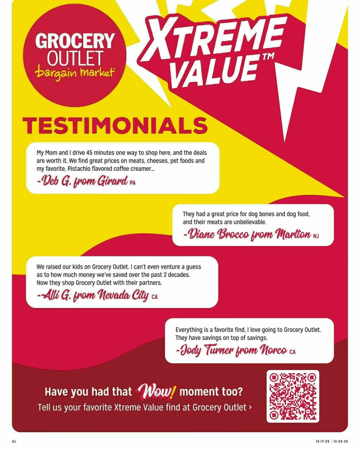 Grocery Outlet Weekly Ad from December 24