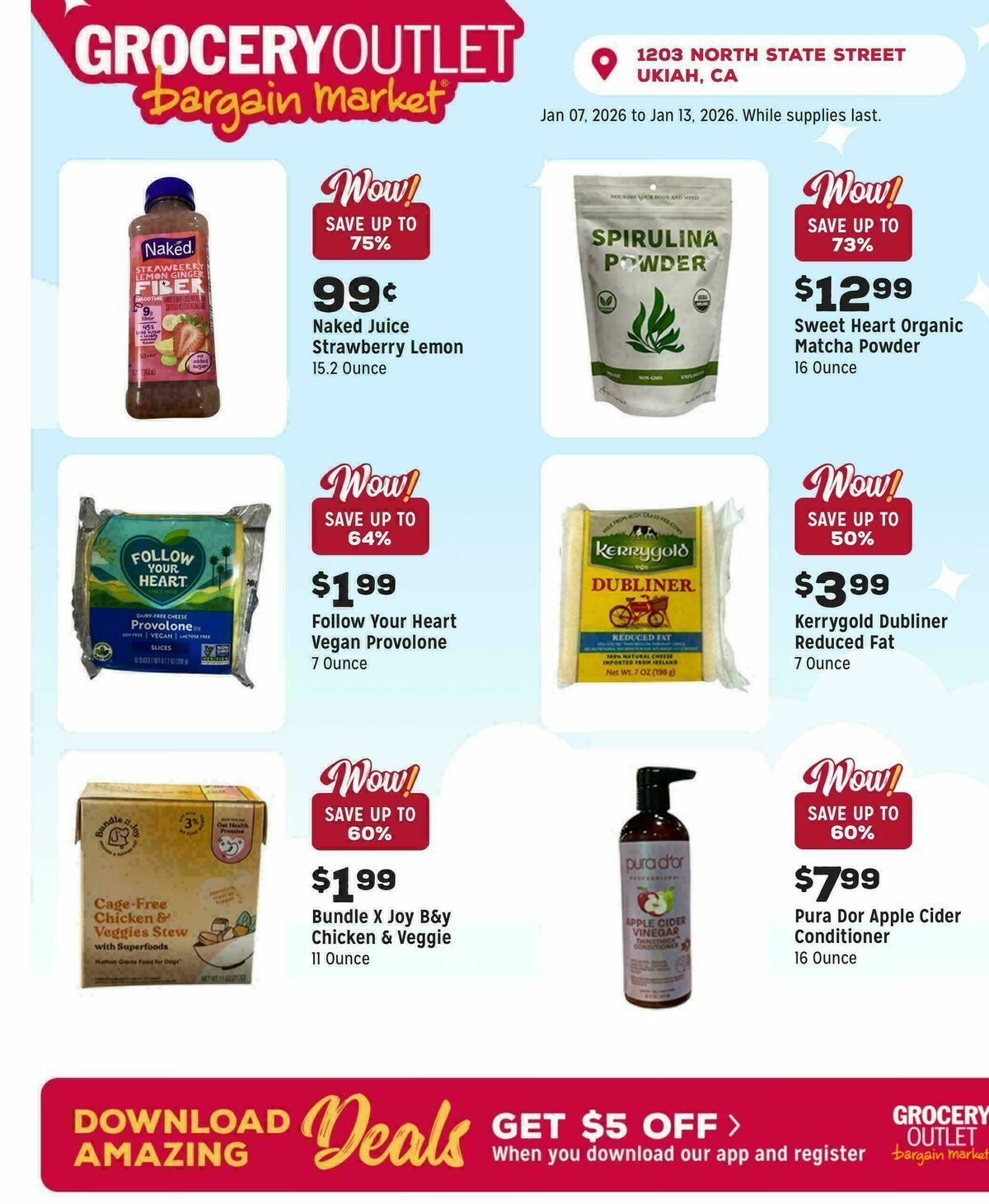 Grocery Outlet Weekly Ad from January 7