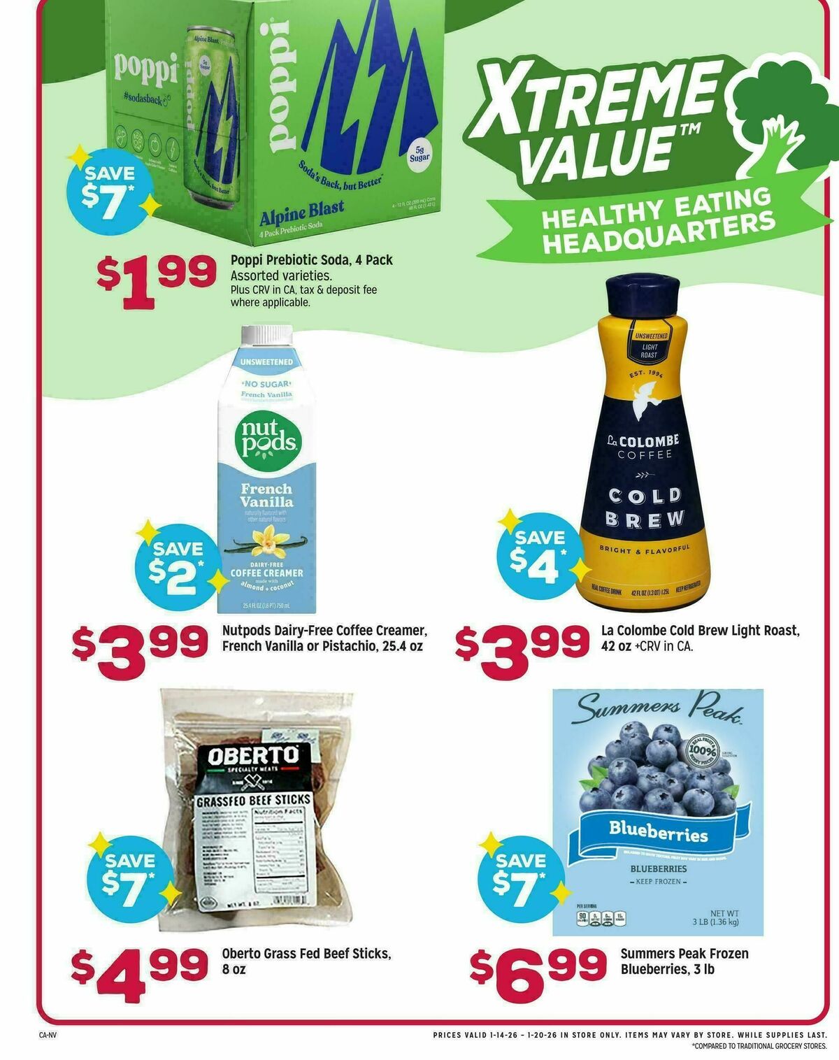 Grocery Outlet Weekly Ad from January 14