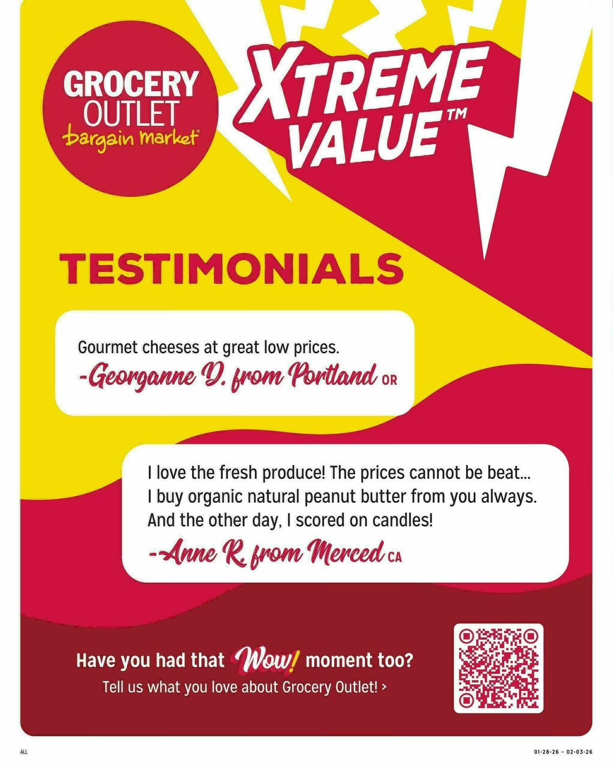 Grocery Outlet Weekly Ad from January 28