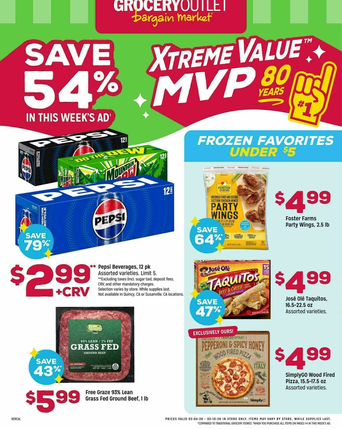 Grocery Outlet Weekly Ad from February 4