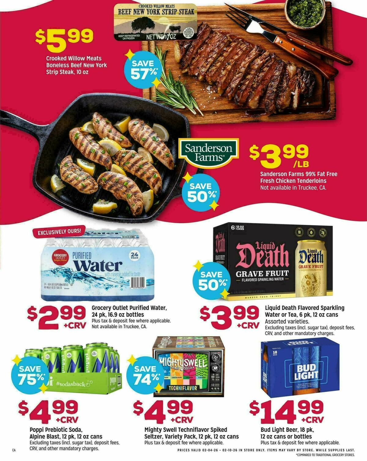 Grocery Outlet Weekly Ad from February 4