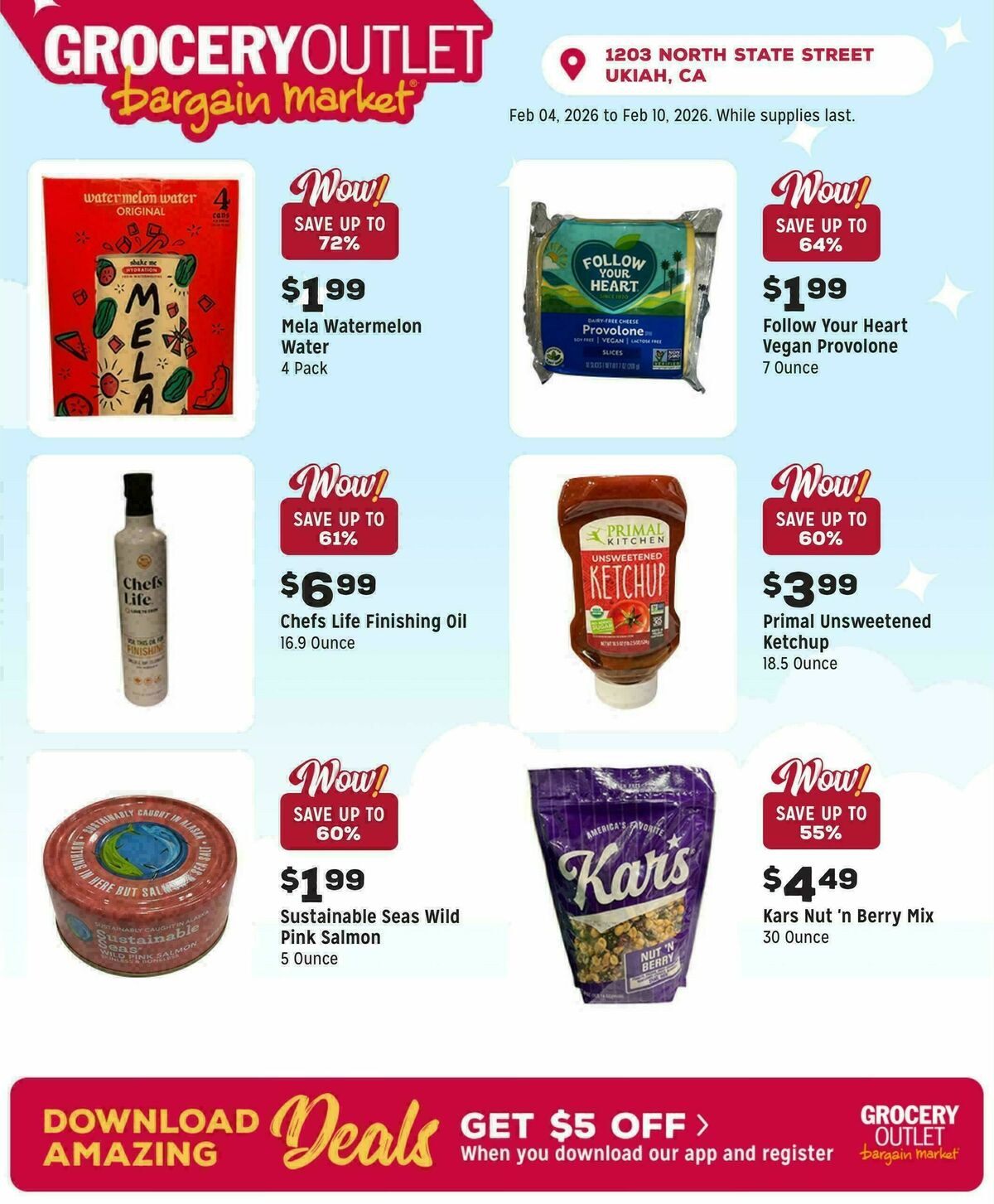 Grocery Outlet Weekly Ad from February 4