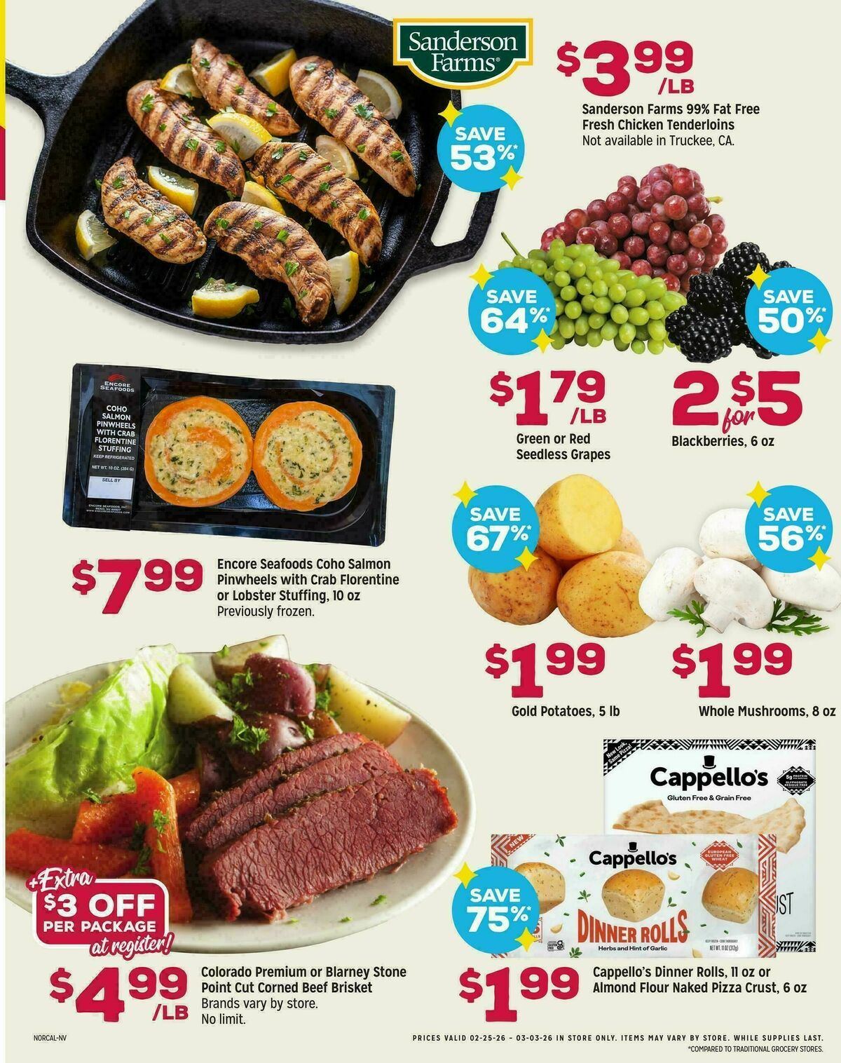 Grocery Outlet Weekly Ad from February 25