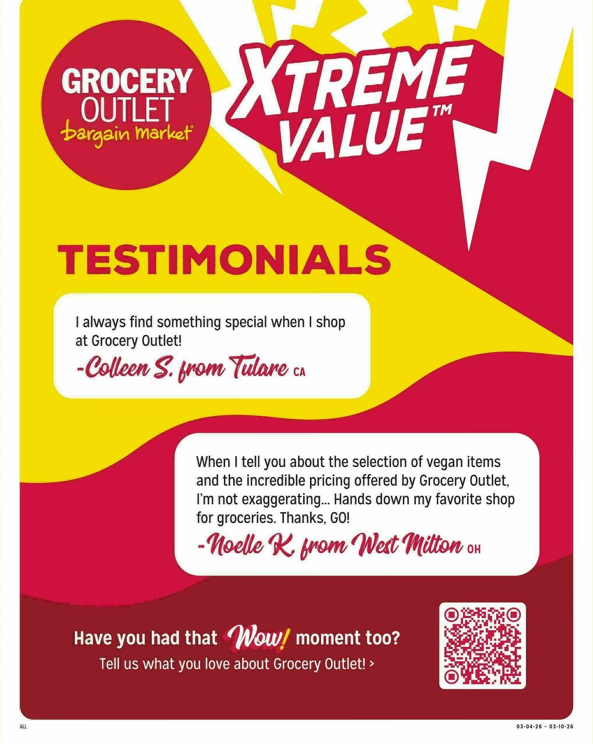 Grocery Outlet Weekly Ad from March 4