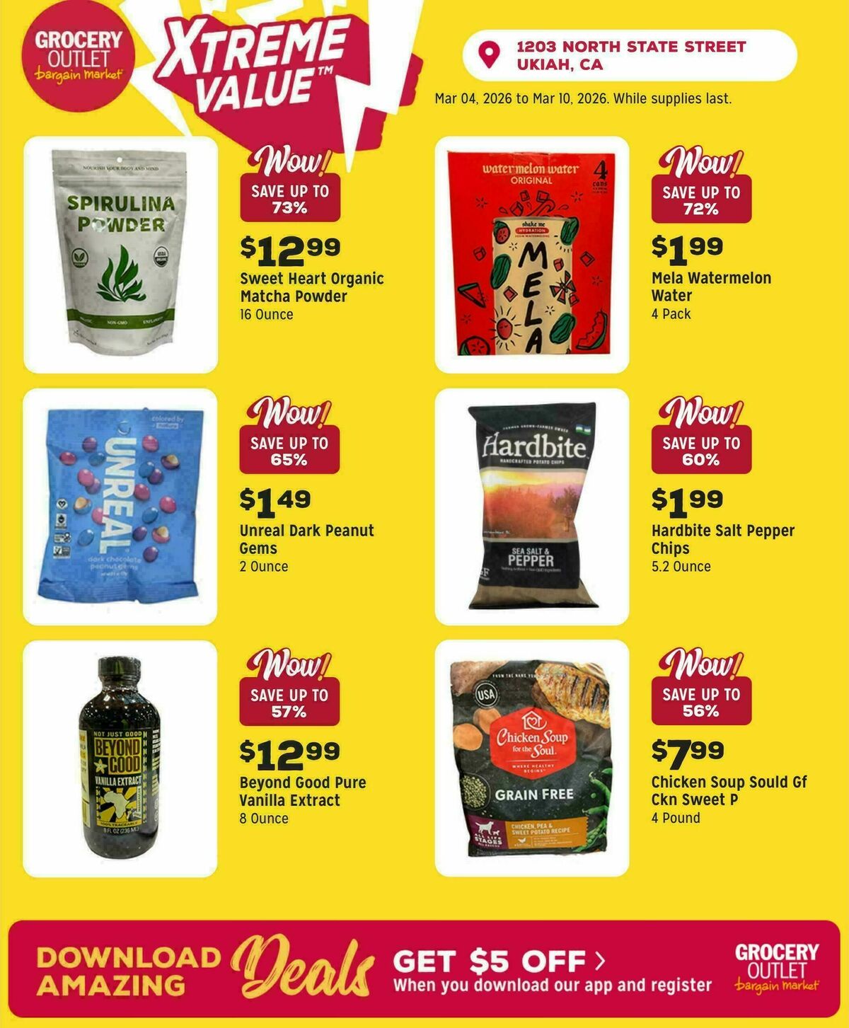 Grocery Outlet Weekly Ad from March 4