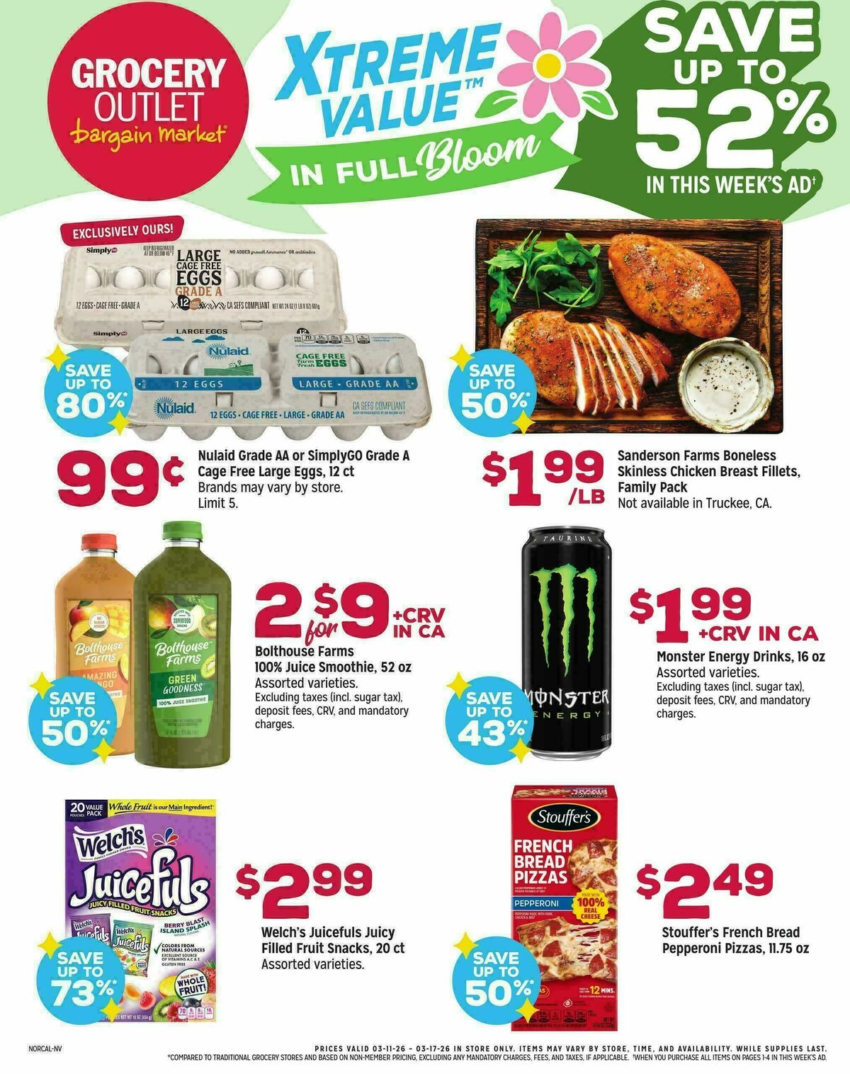 Grocery Outlet Weekly Ad from March 11