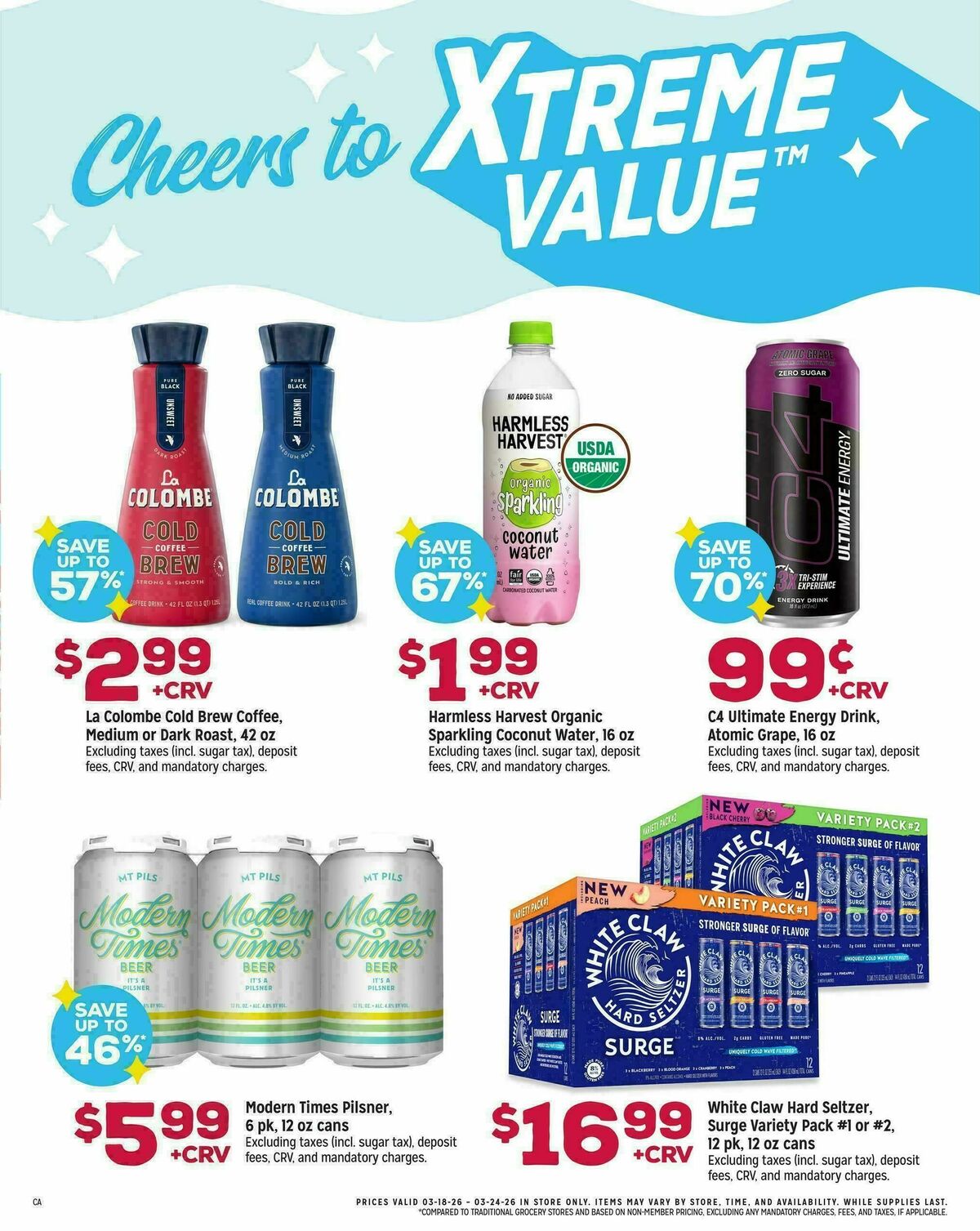 Grocery Outlet Weekly Ad from March 18