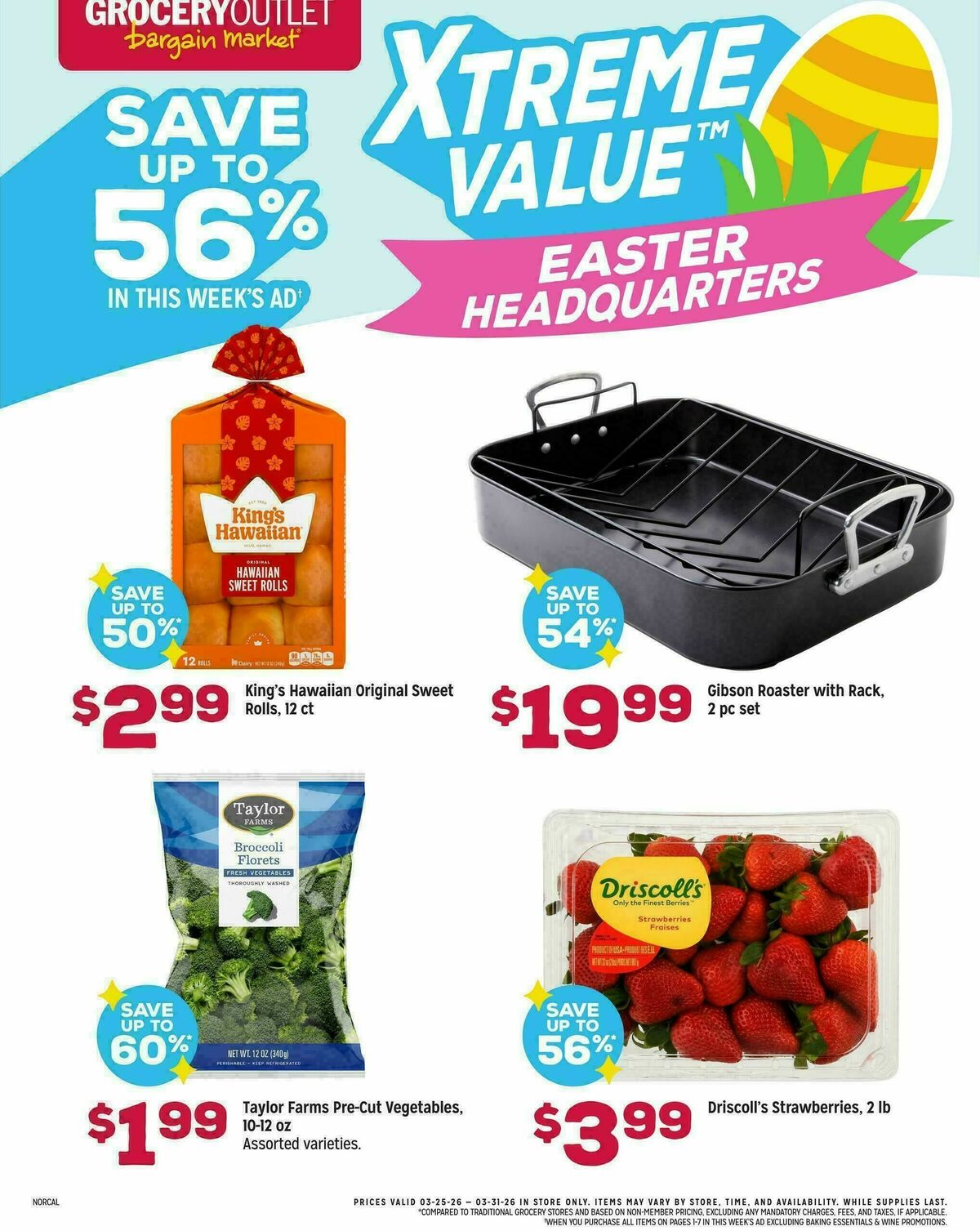 Grocery Outlet Weekly Ad from March 25