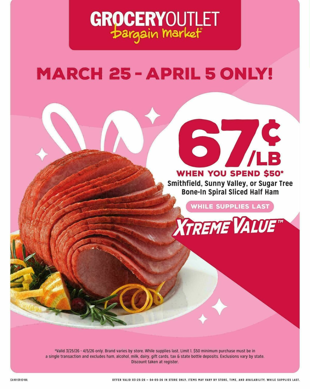 Grocery Outlet Weekly Ad from April 1