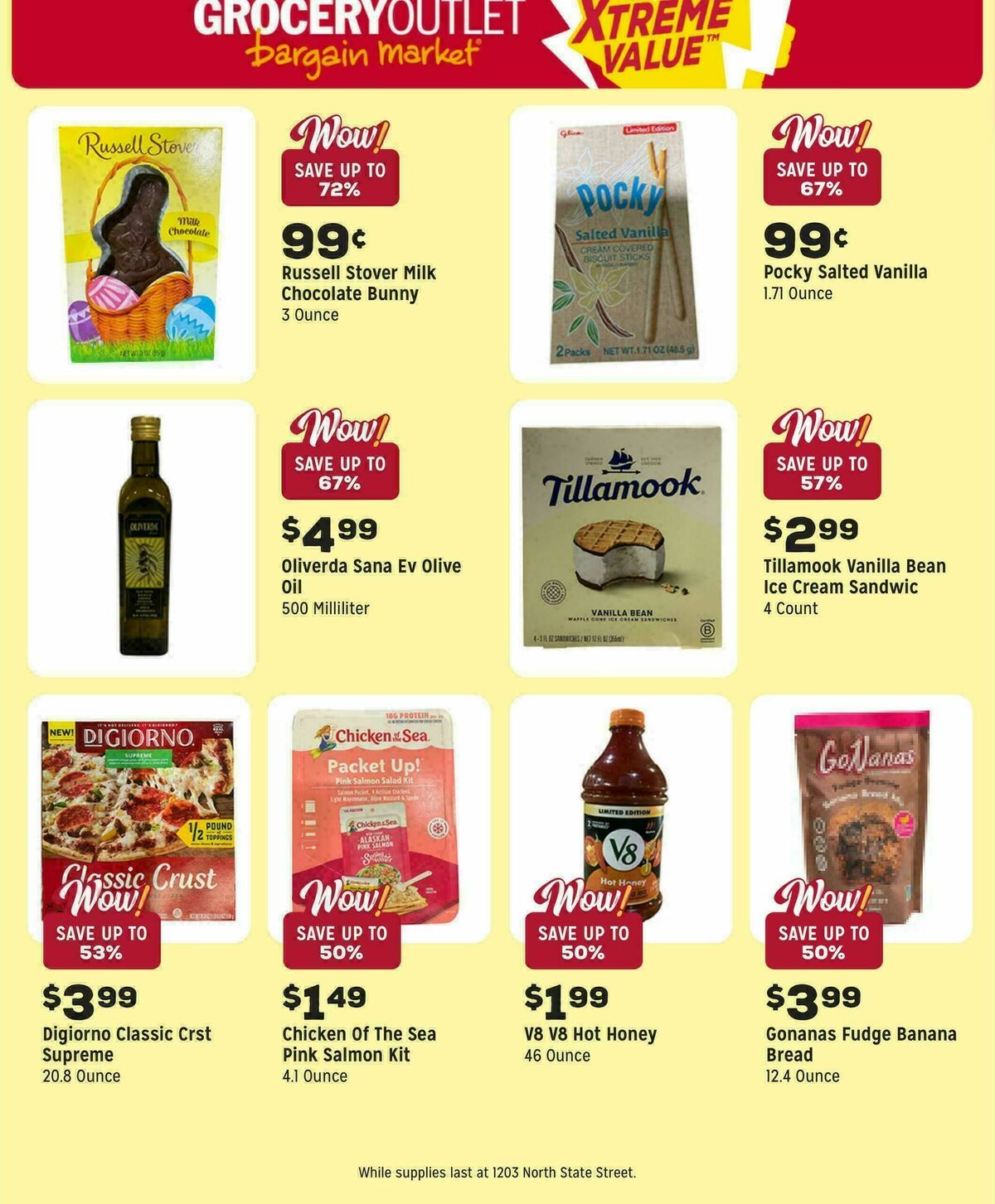 Grocery Outlet Weekly Ad from April 1