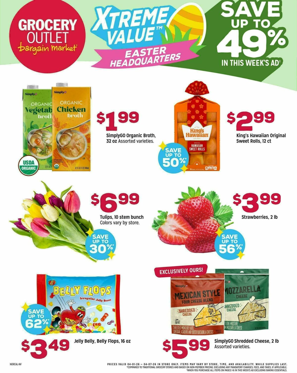 Grocery Outlet Weekly Ad from April 1