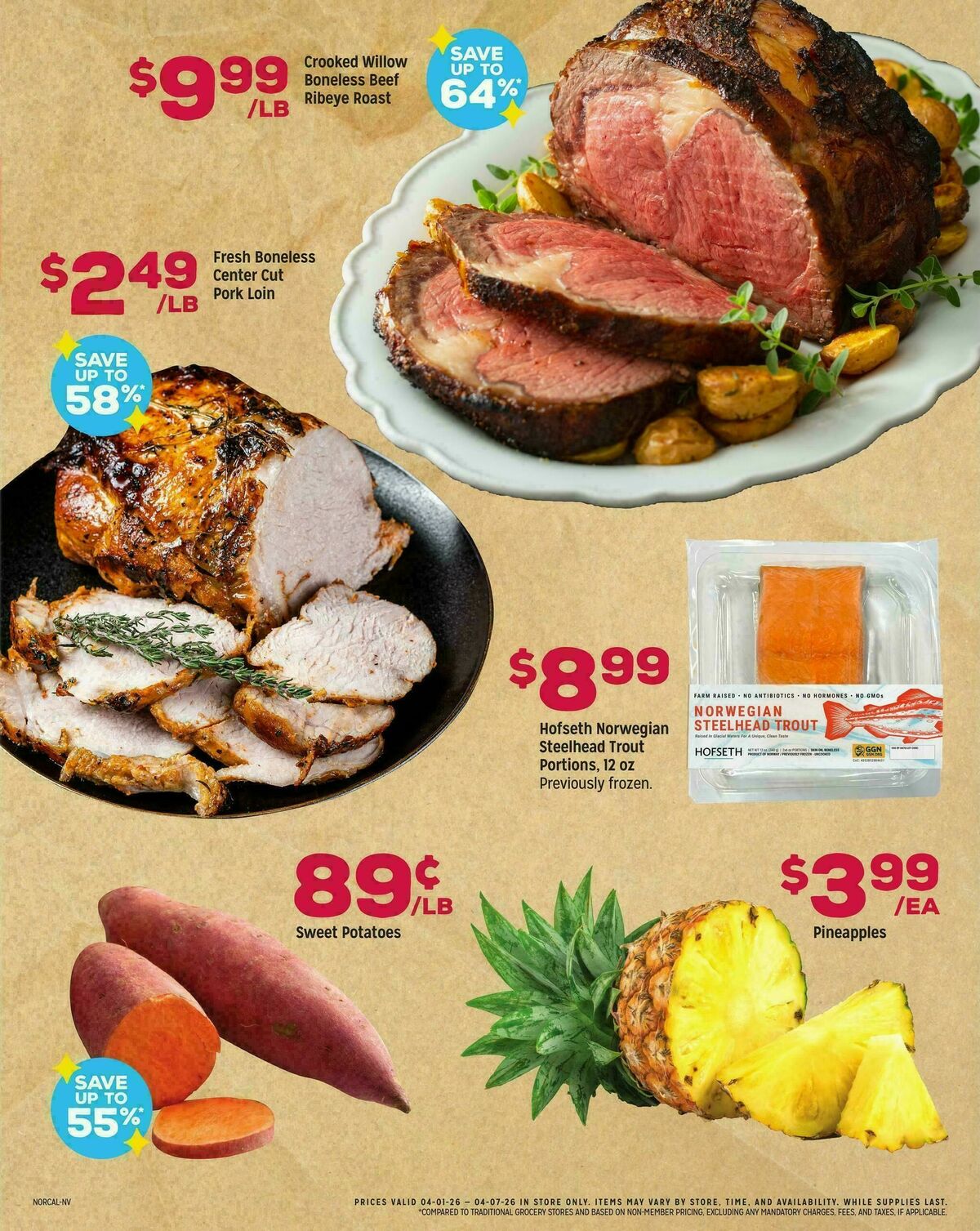 Grocery Outlet Weekly Ad from April 1