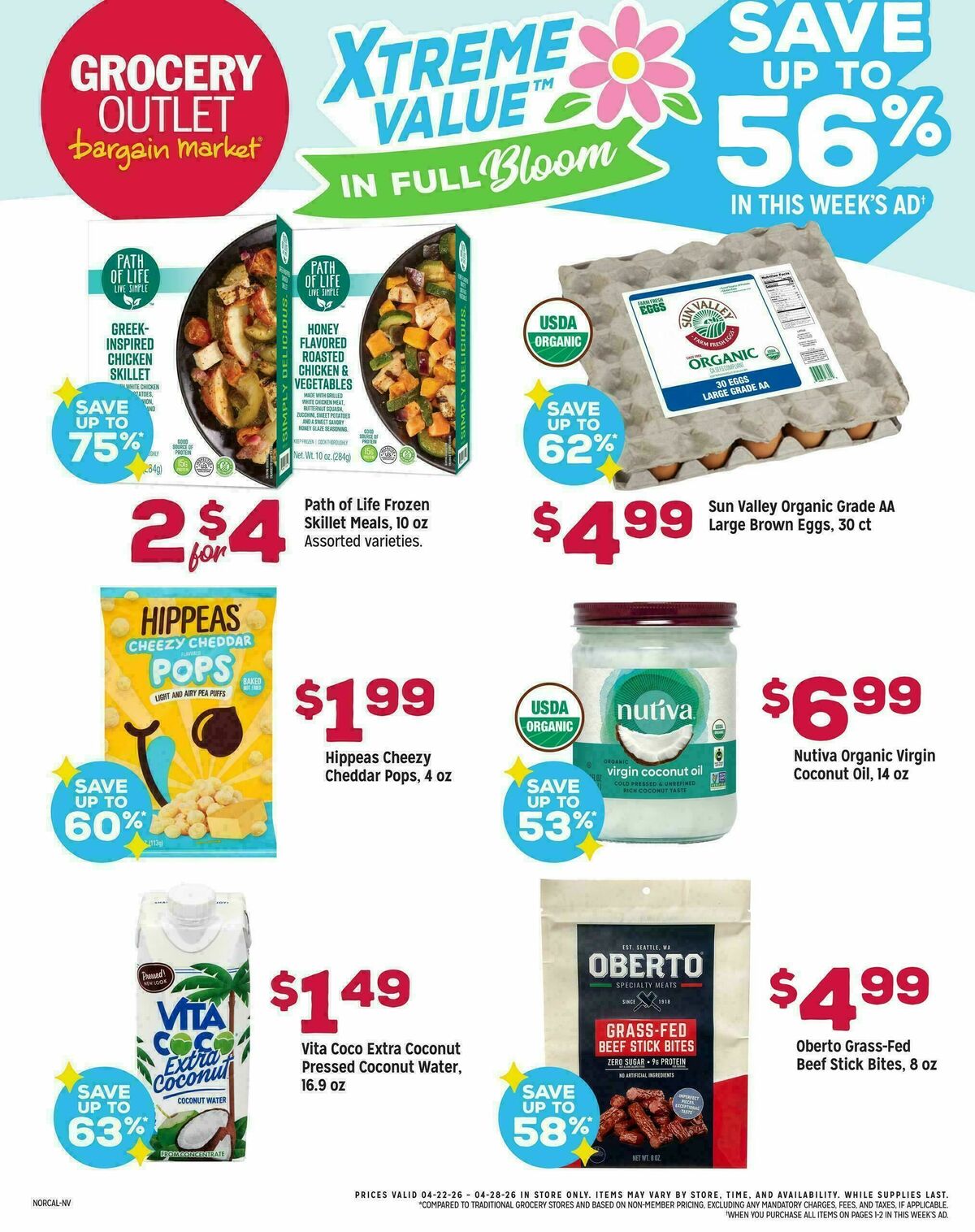 Grocery Outlet Weekly Ad from April 22