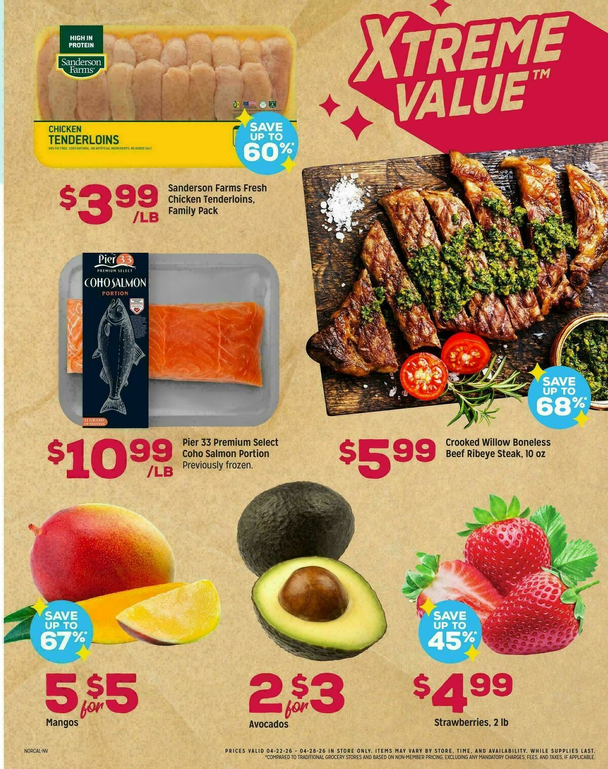 Grocery Outlet Weekly Ad from April 22