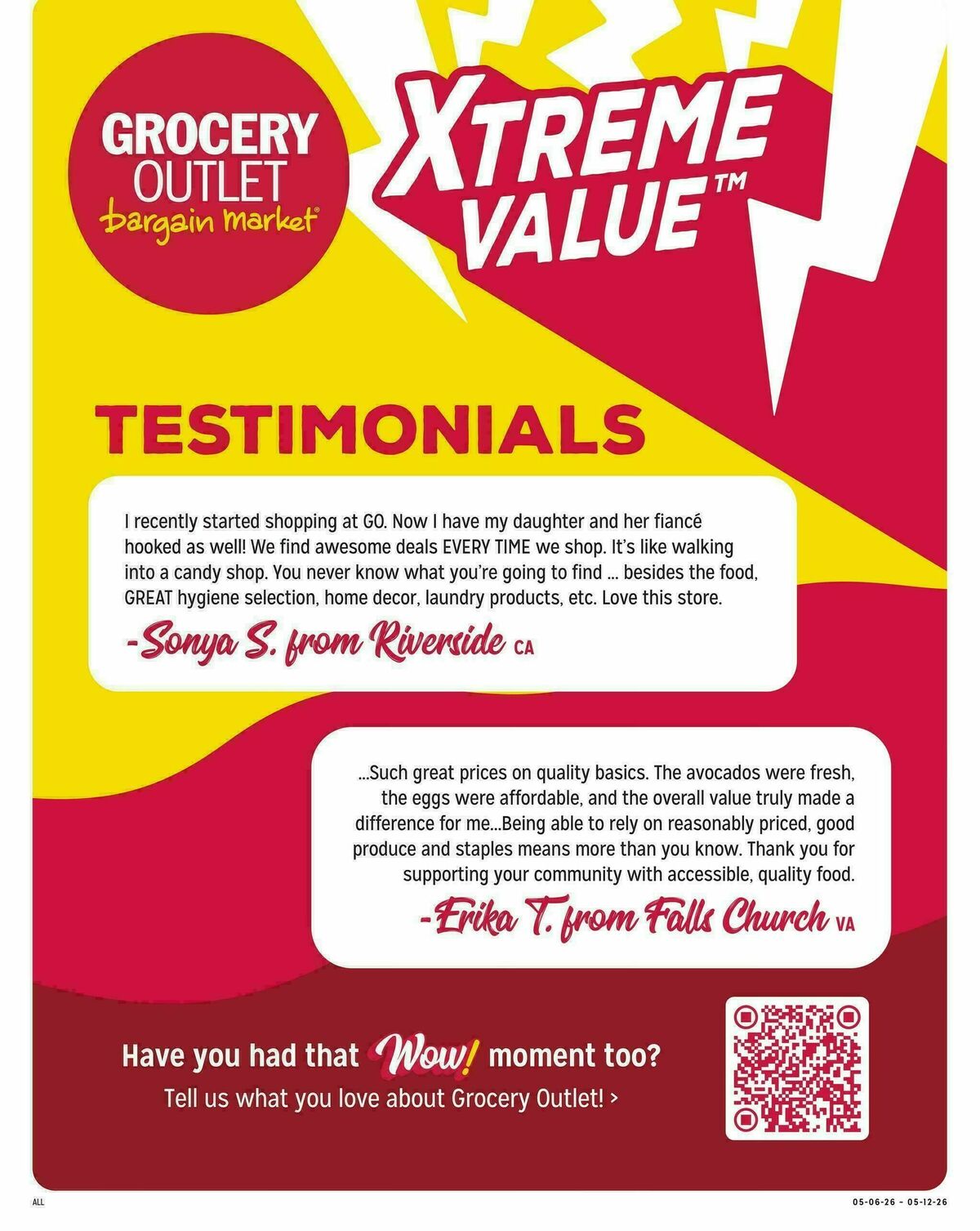 Grocery Outlet Weekly Ad from May 6