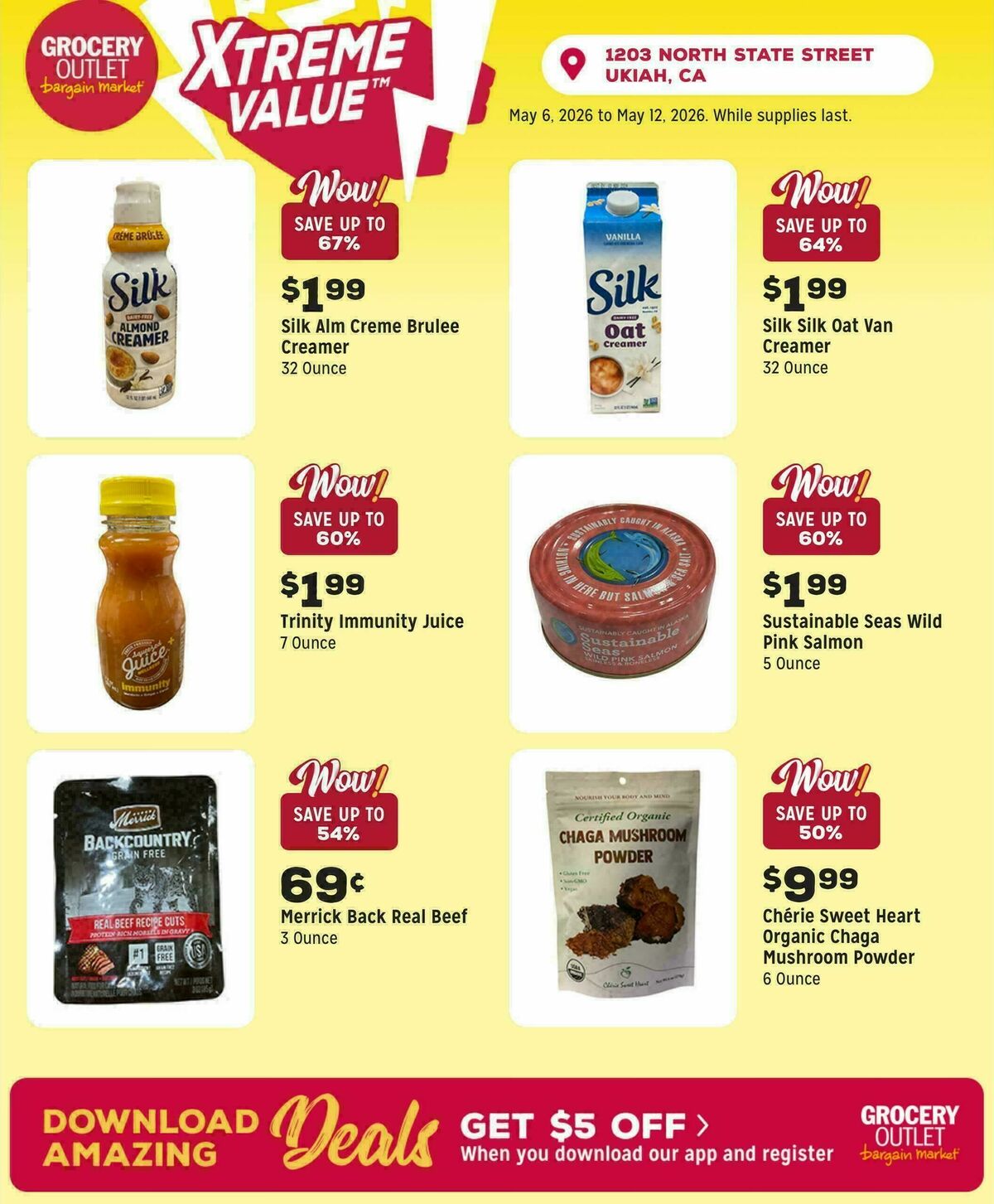 Grocery Outlet Weekly Ad from May 6