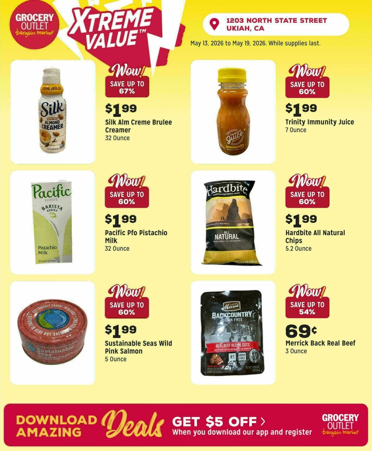 Grocery Outlet Weekly Ad from May 13