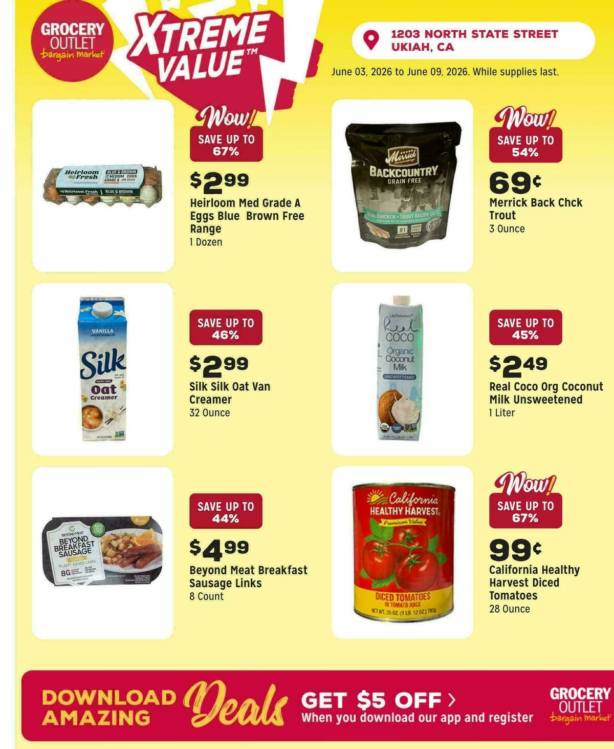 Grocery Outlet Weekly Ad from June 3
