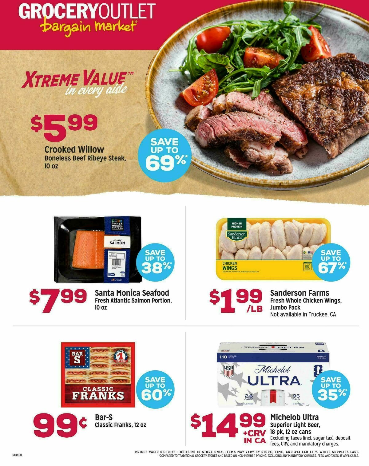 Grocery Outlet Weekly Ad from June 10