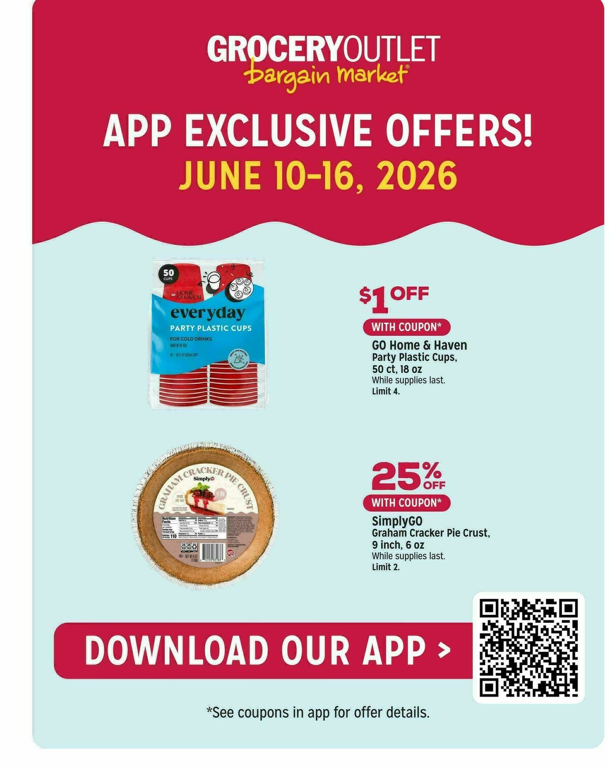 Grocery Outlet Weekly Ad from June 10