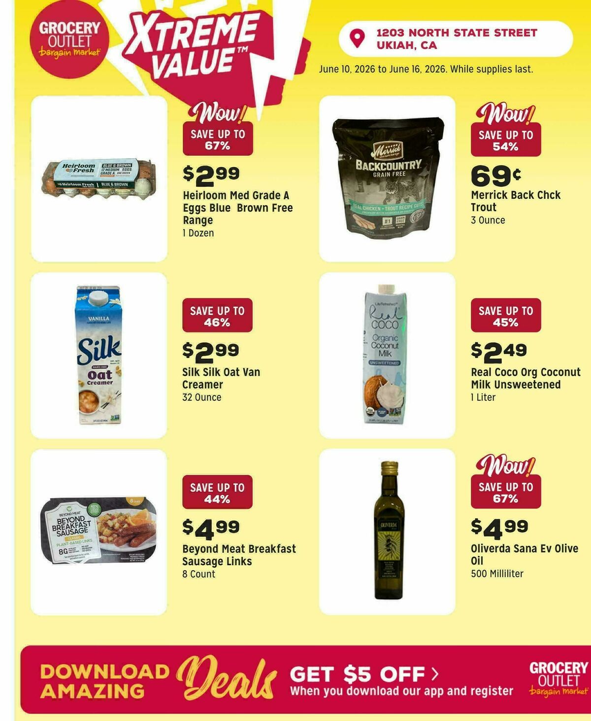 Grocery Outlet Weekly Ad from June 10