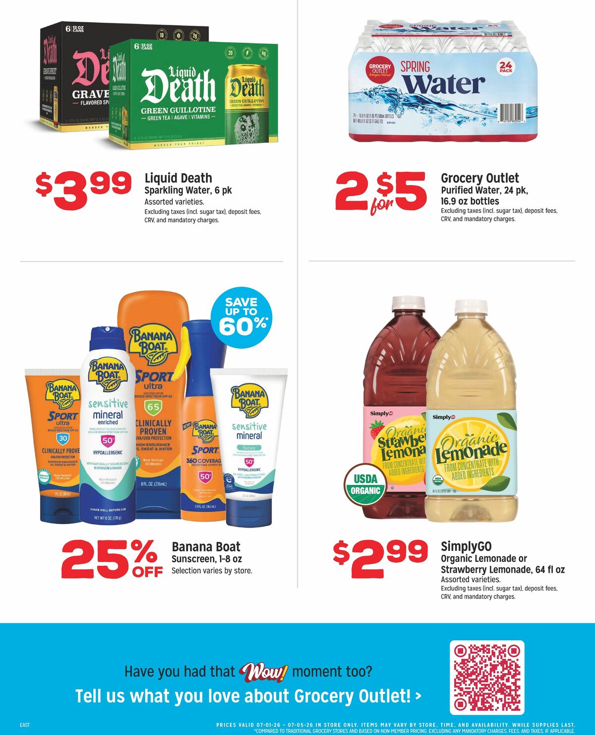 Grocery Outlet Weekly Ad from July 1