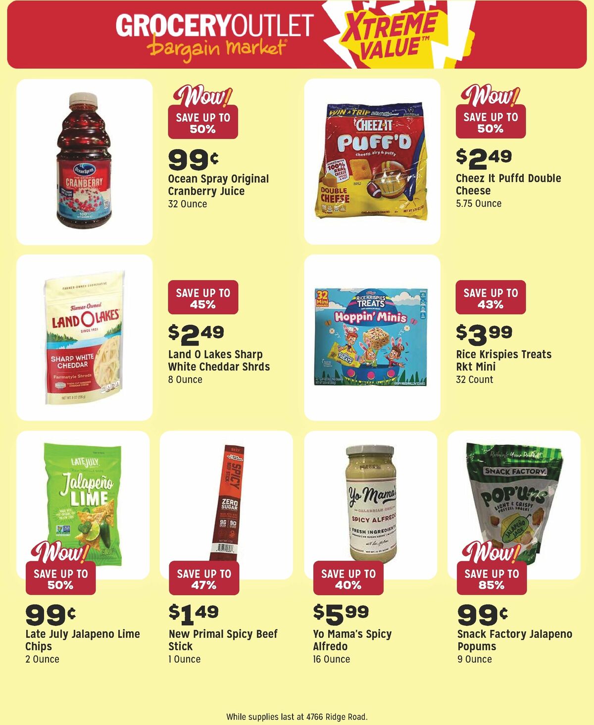 Grocery Outlet Weekly Ad from July 8