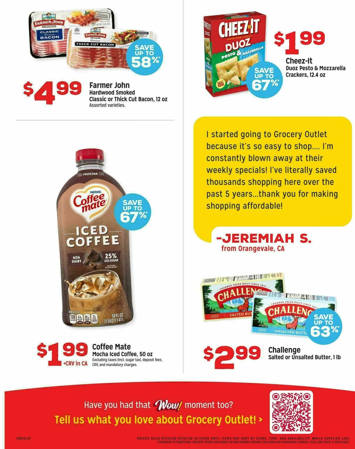 Grocery Outlet Weekly Ad from July 15