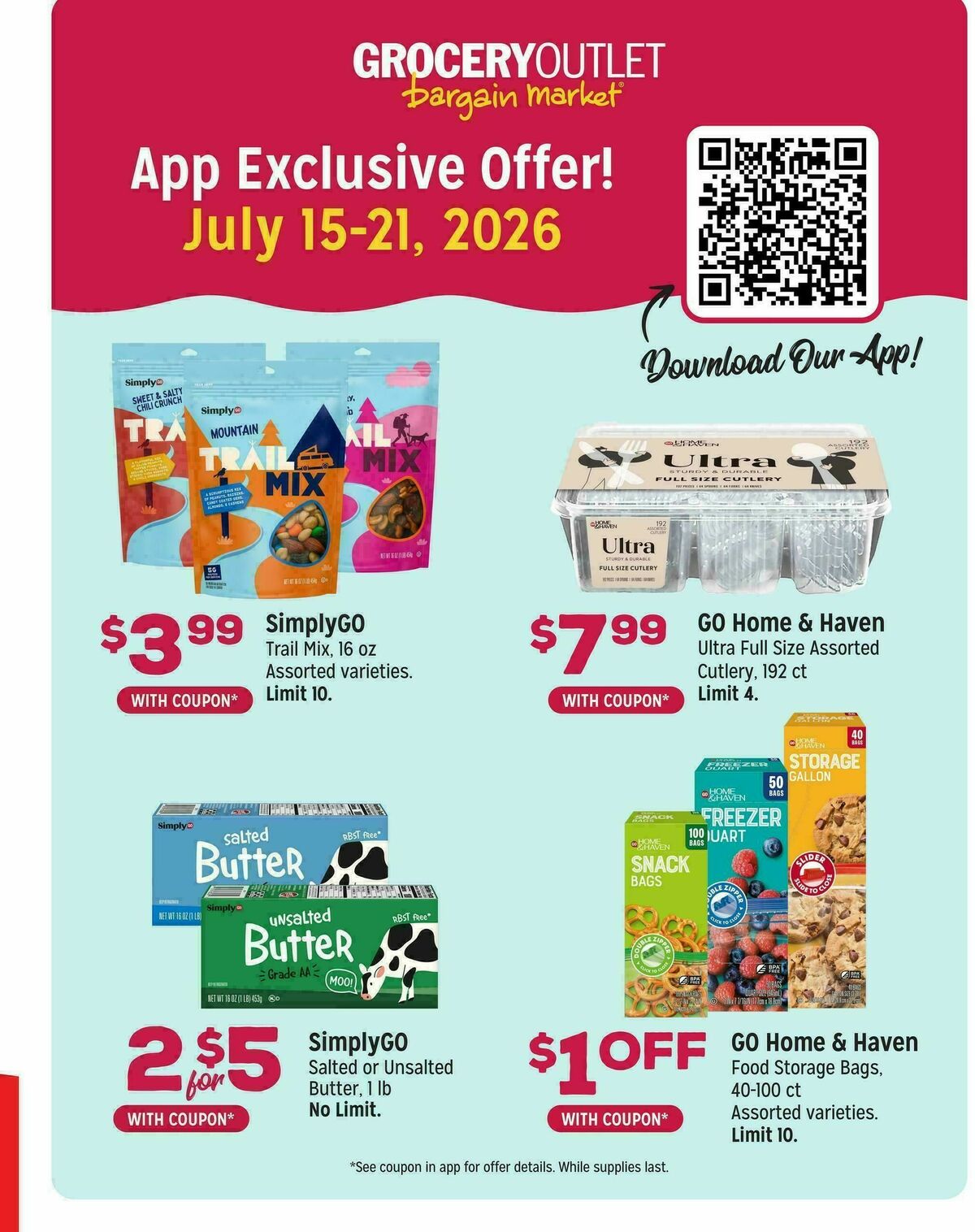Grocery Outlet Weekly Ad from July 15