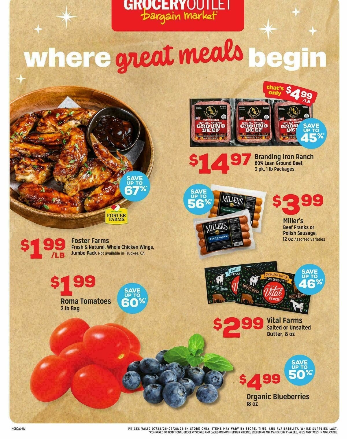 Grocery Outlet Weekly Ad from July 22