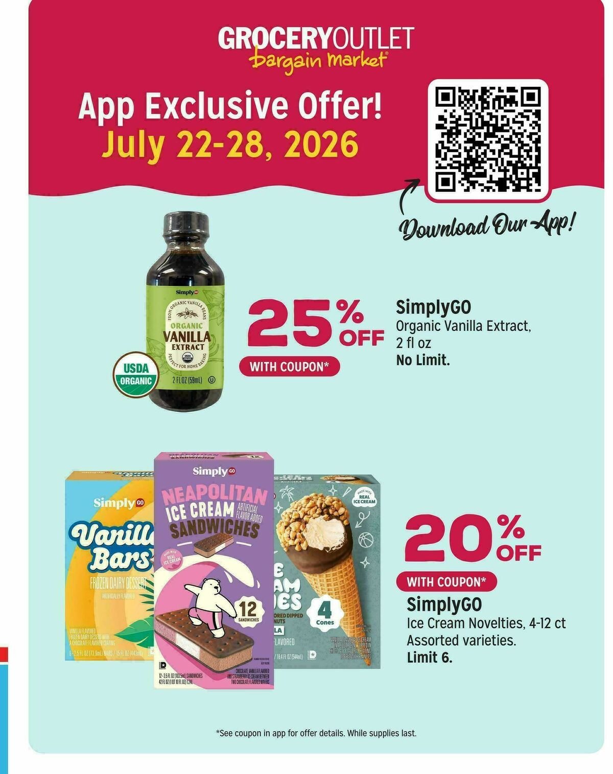 Grocery Outlet Weekly Ad from July 22