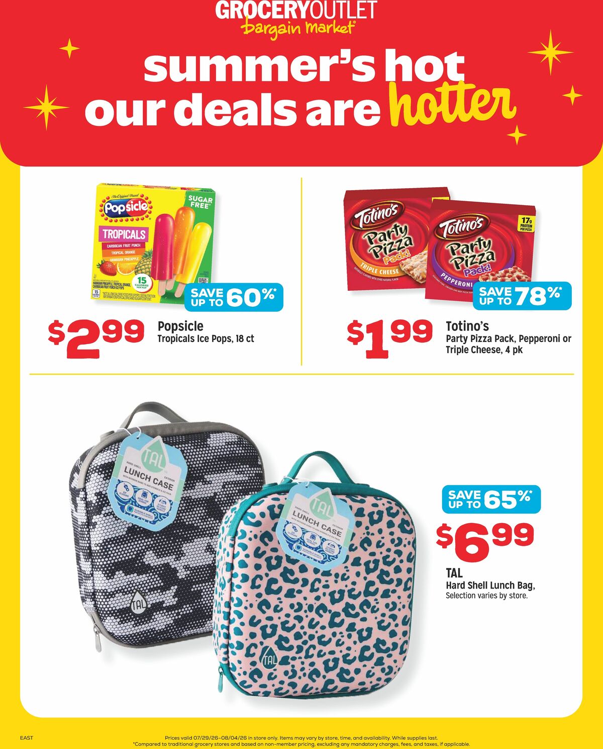 Grocery Outlet Weekly Ad from July 29