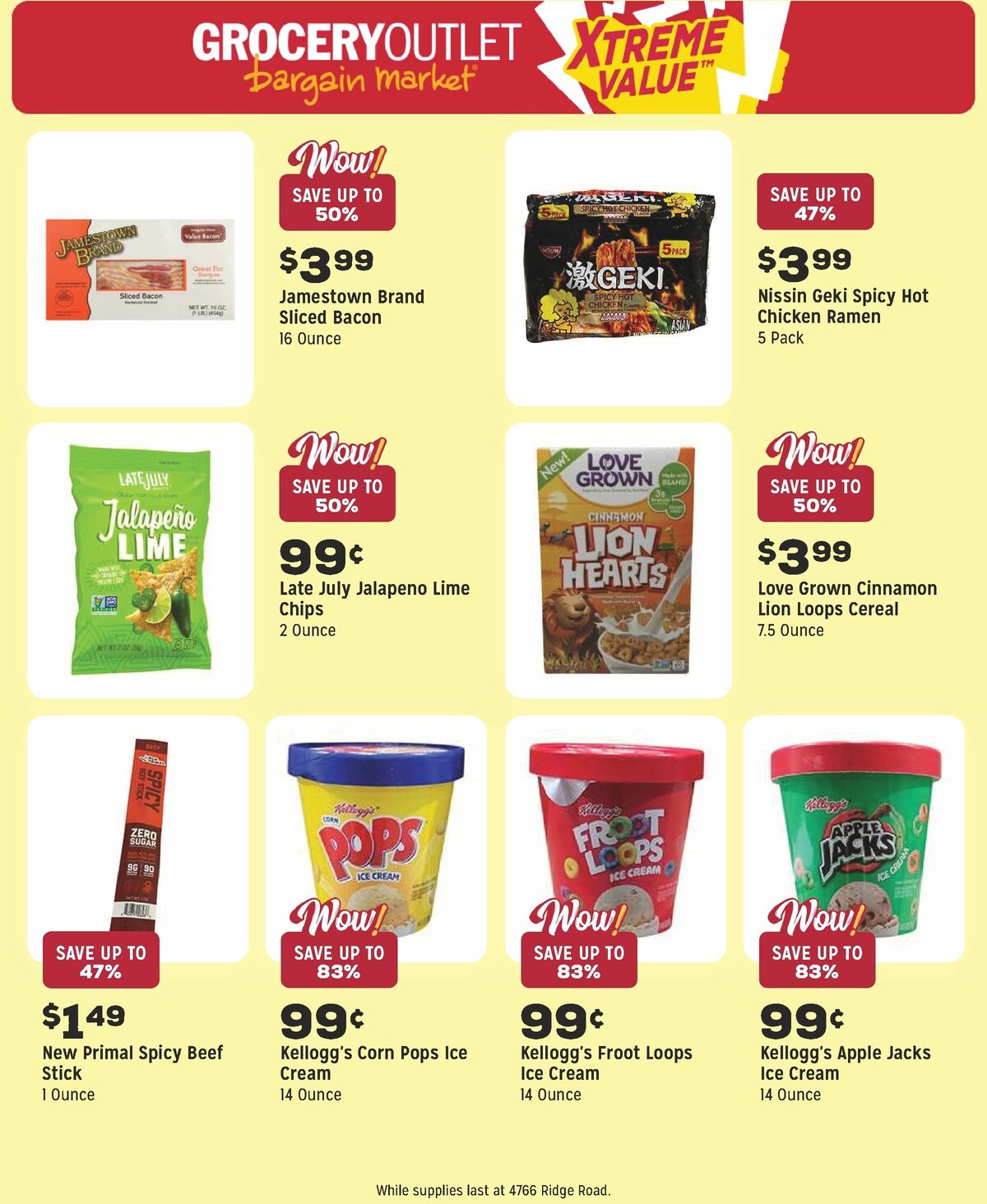 Grocery Outlet Weekly Ad from July 29