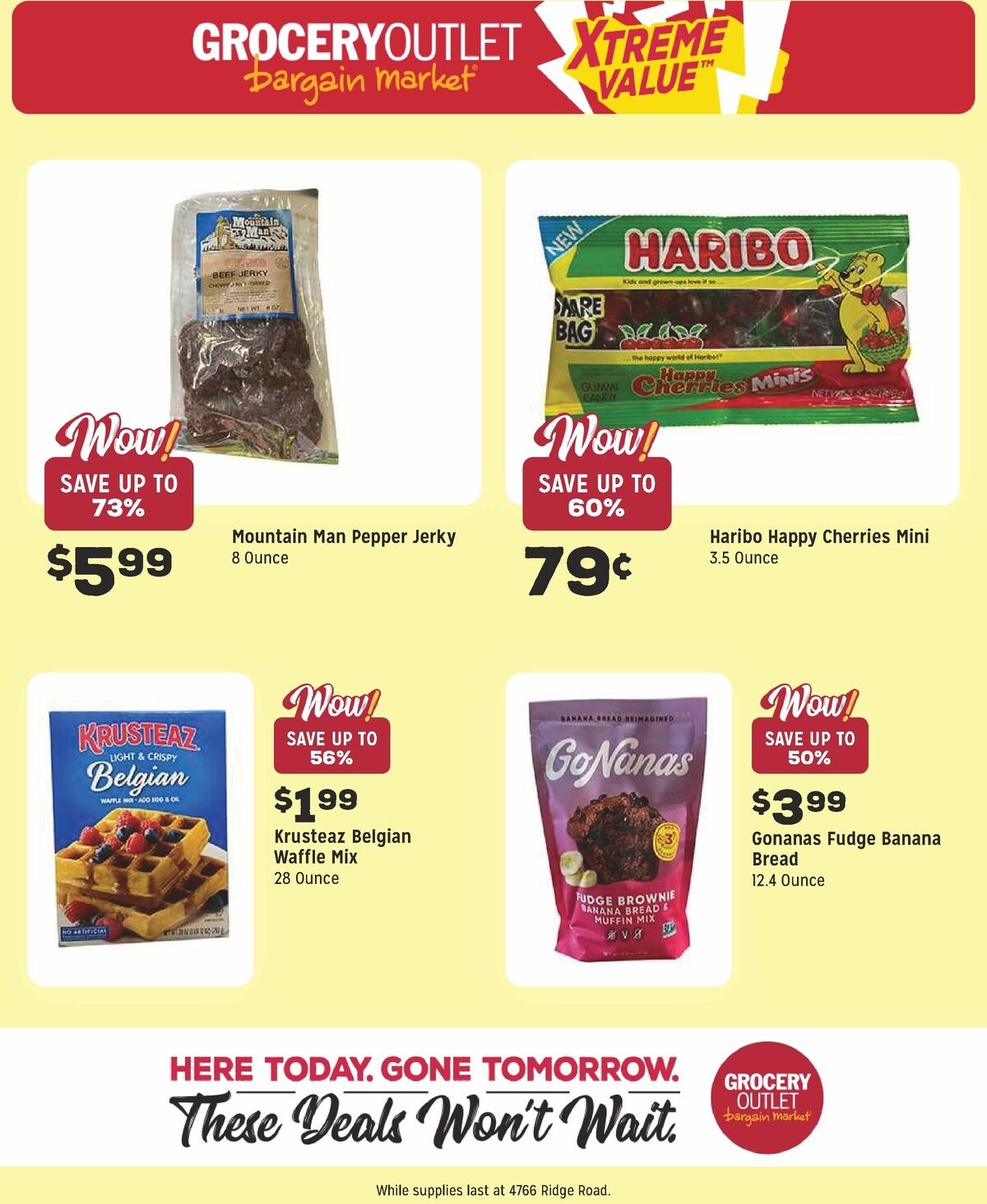 Grocery Outlet Weekly Ad from July 29
