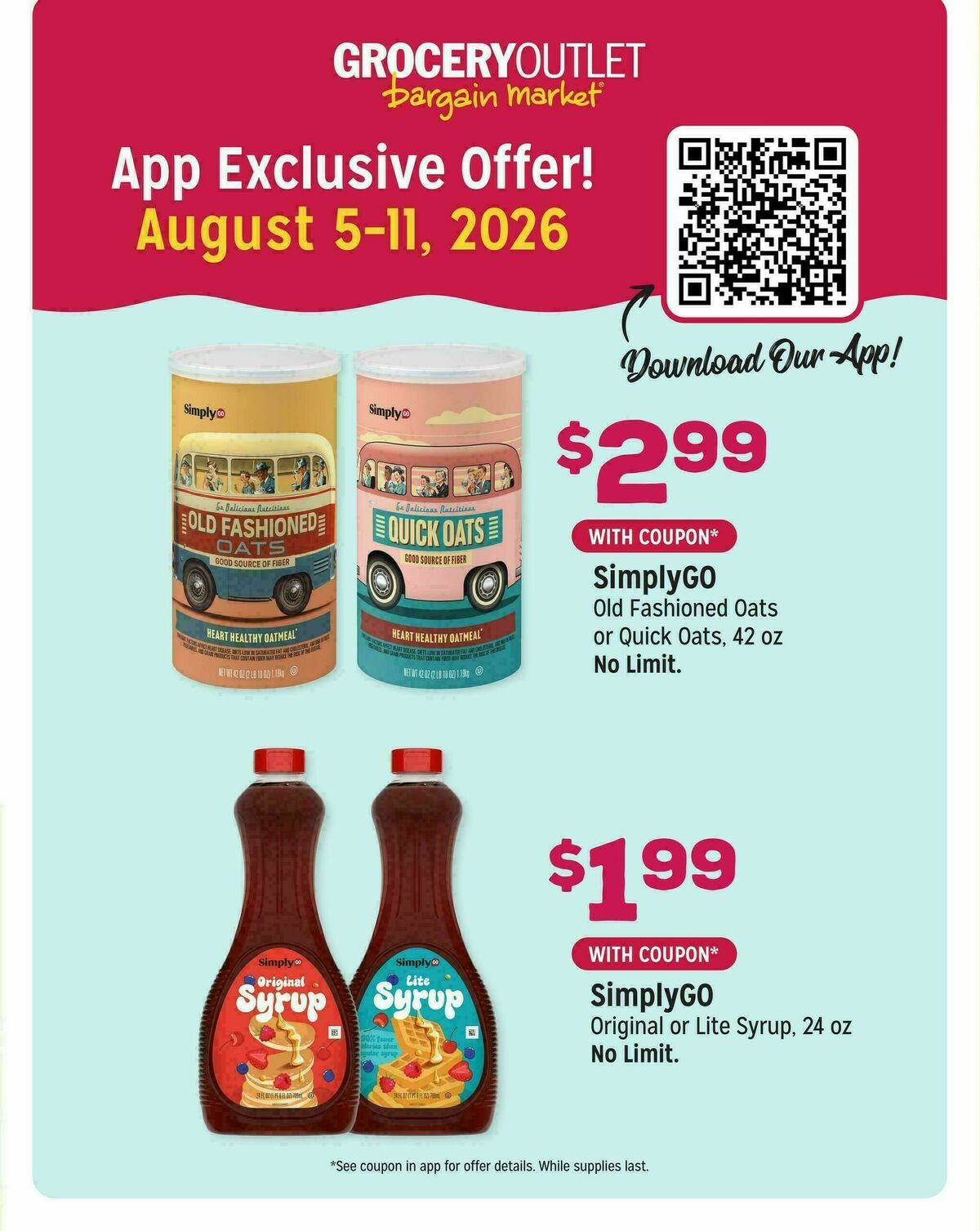 Grocery Outlet Weekly Ad from August 5