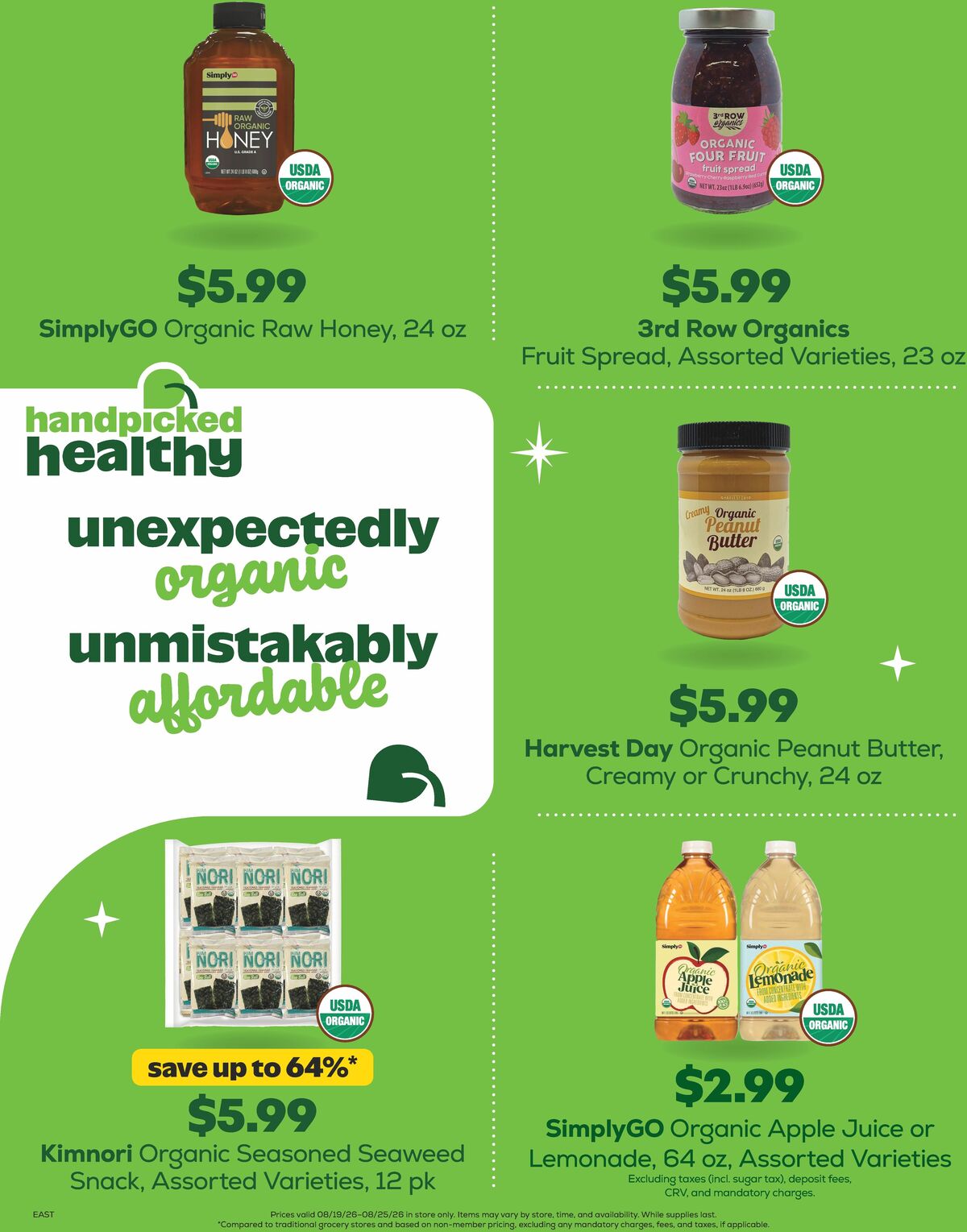 Grocery Outlet Weekly Ad from August 19