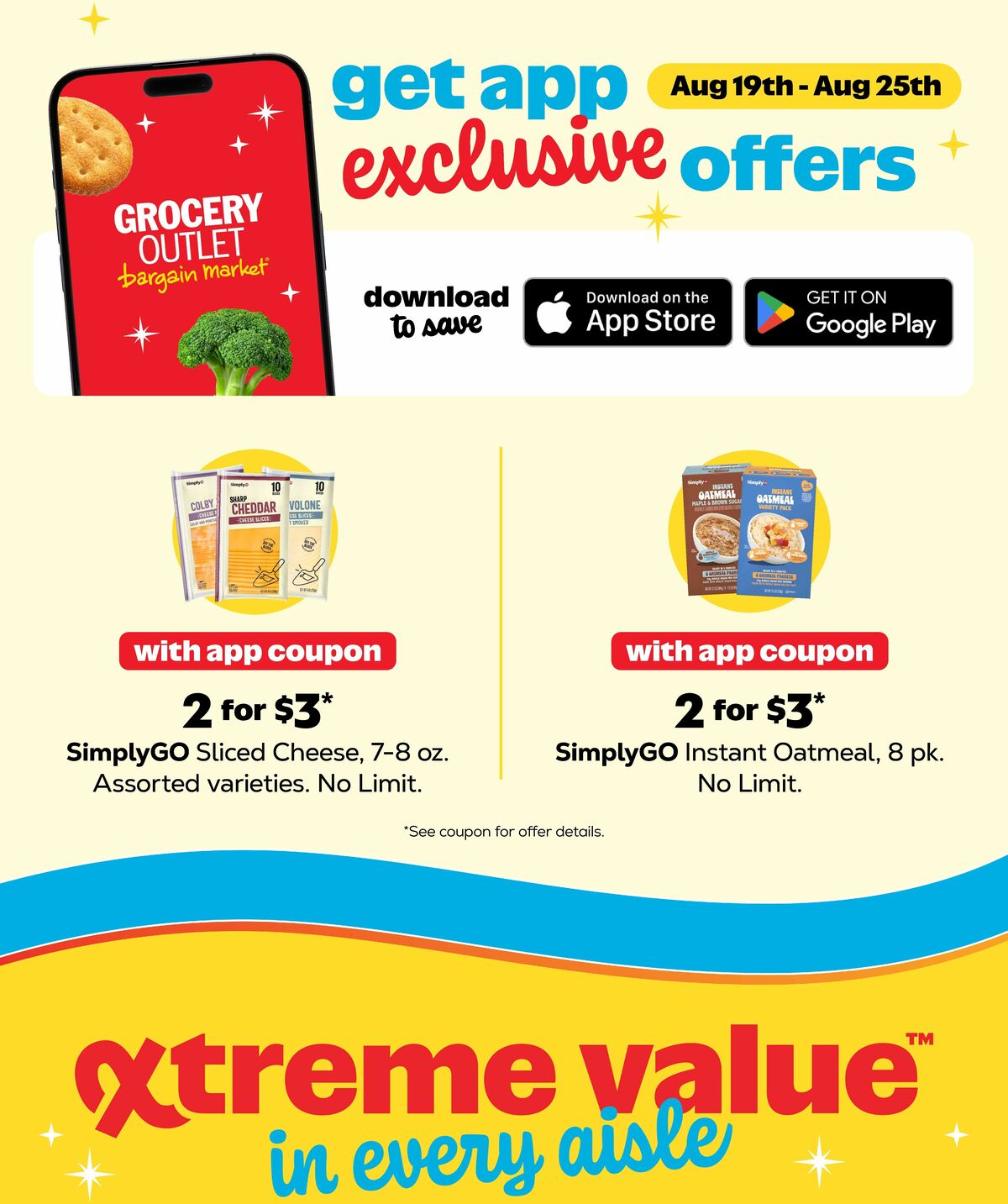 Grocery Outlet Weekly Ad from August 19