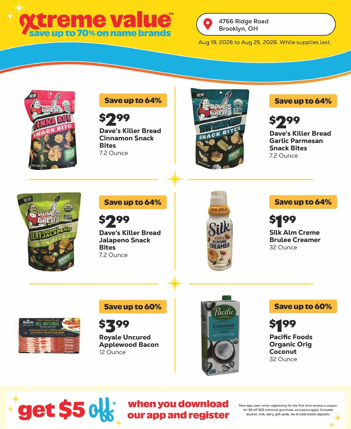 Grocery Outlet Weekly Ad from August 19