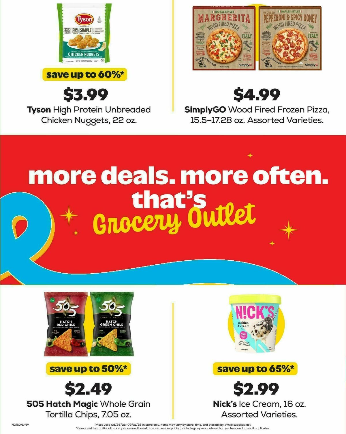 Grocery Outlet Weekly Ad from August 26