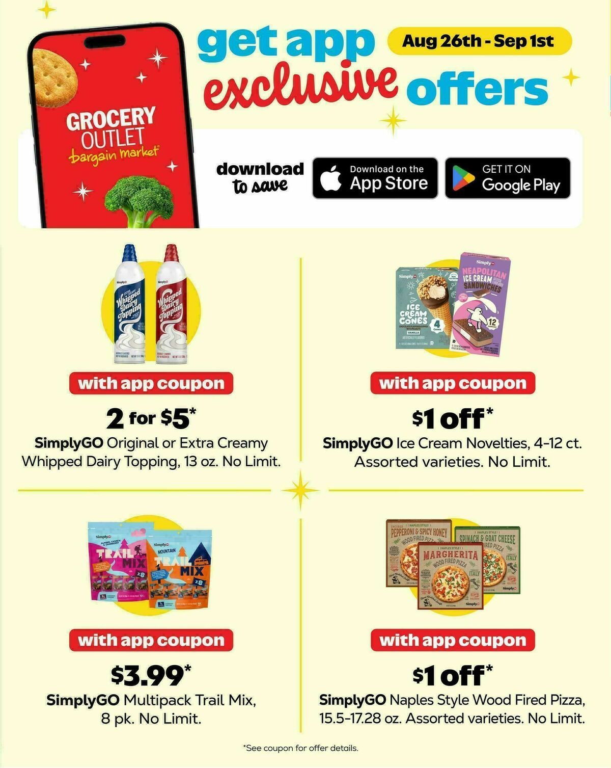 Grocery Outlet Weekly Ad from August 26