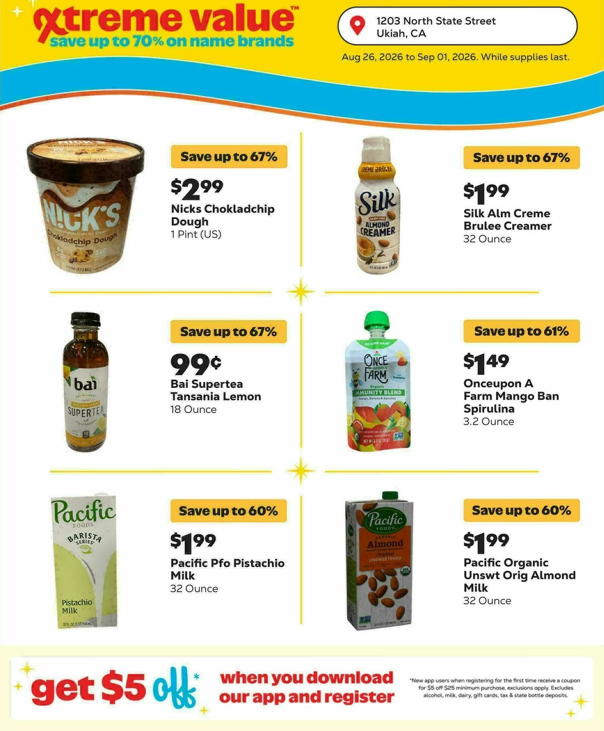 Grocery Outlet Weekly Ad from August 26