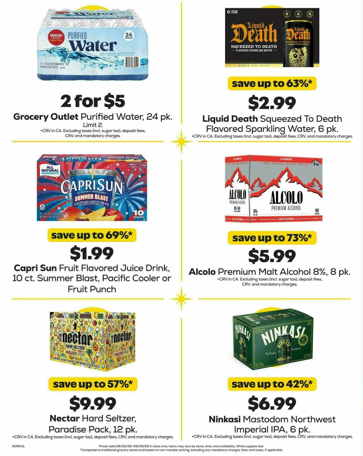 Grocery Outlet Weekly Ad from September 2
