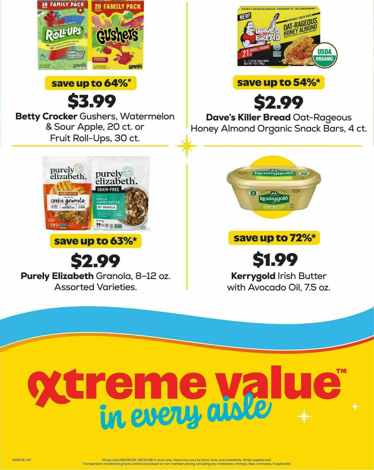 Grocery Outlet Weekly Ad from September 9