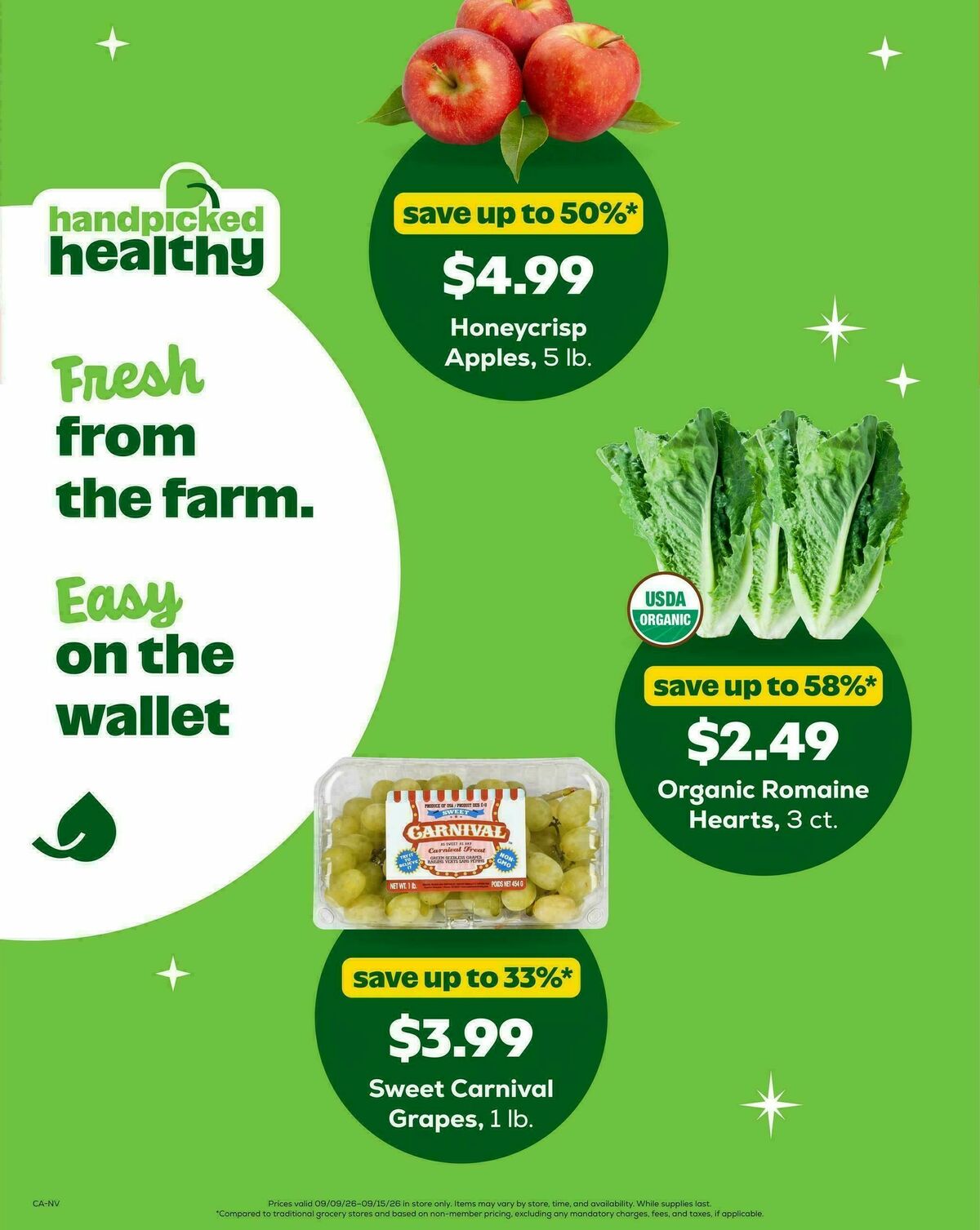 Grocery Outlet Weekly Ad from September 9